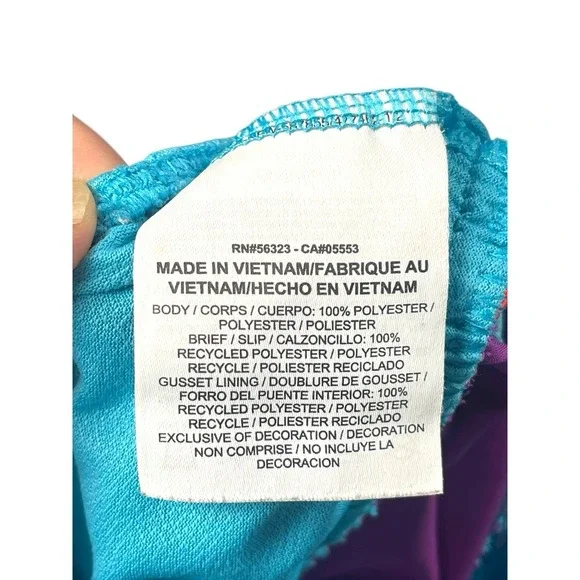 Nike Dri Fit Running Shorts Womens Medium Purple Lined Athletic Workout Colorful - Picture 6 of 8